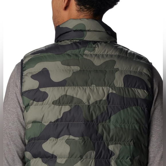 NWT! Columbia Omini Heat Stone Green Mod Camo Print Powder Lite™ Vest Men Size S - Picture 3 of 15